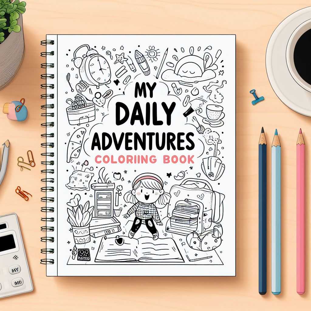My Daily Adventures Coloring eBook