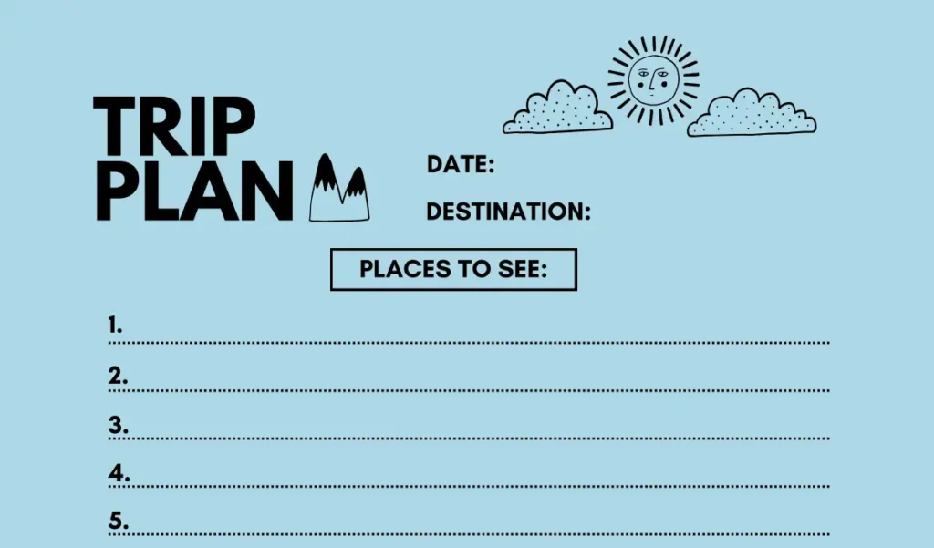Autism-Friendly Tour Plan Checklist